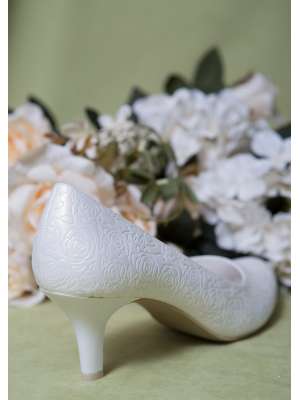 Аксессуары для невесты Свадебные туфли, Артикул: Свадебные туфли 756-05 (2888) белые перламутр