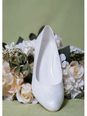 Аксессуары для невесты Свадебные туфли, Артикул: Свадебные туфли 756-05 (2888) белые перламутр