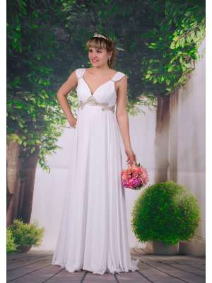 Свадебное платье, Артикул: 1085 Гречанка код230/10V (Люкс арт. 22/0V креп-шифон)