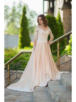 Свадебное платье, Артикул: 1185 OS юбка атлас